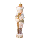 Noble Blush Sentinel | Hand-Painted Glass Ornament | Blubom 2020-697