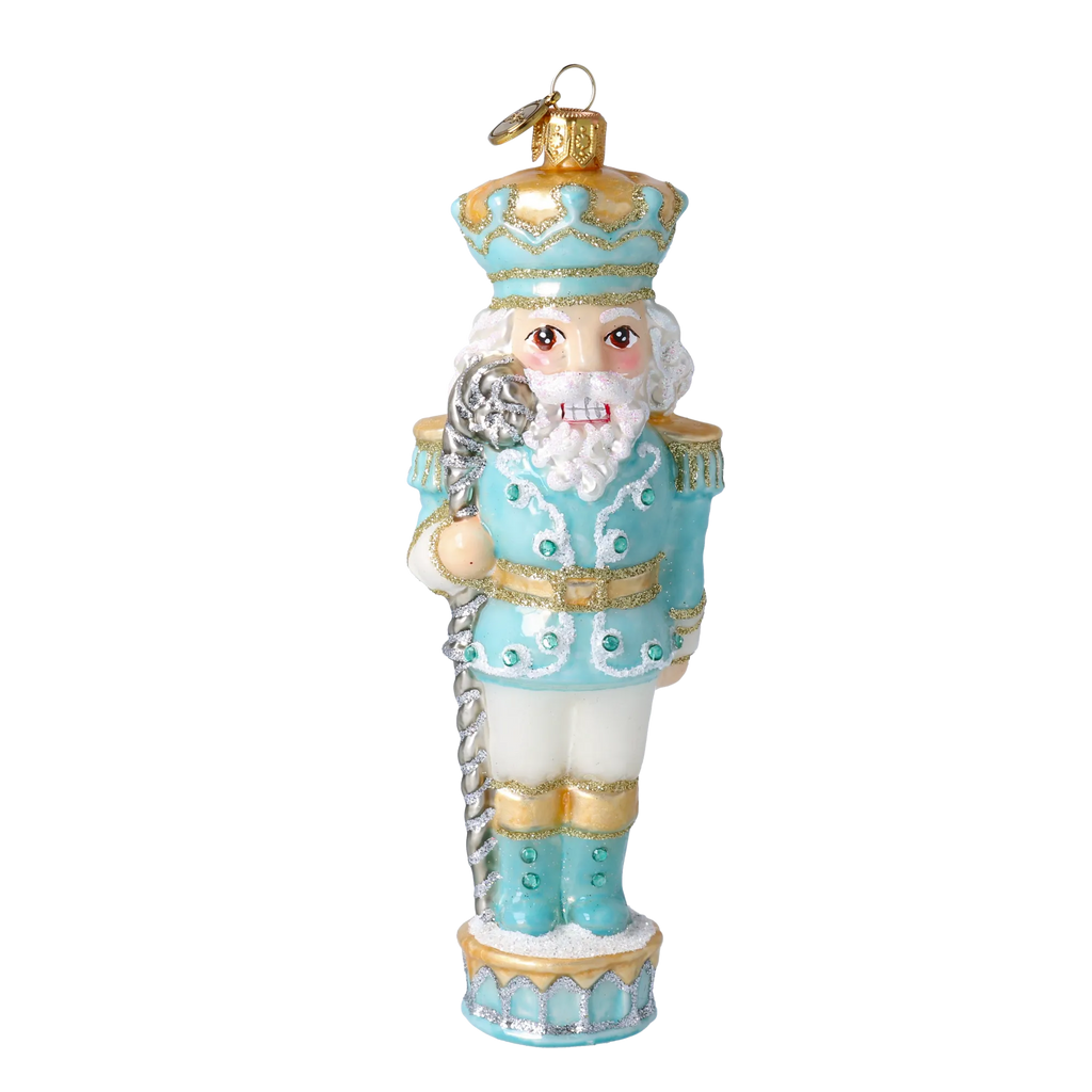 Glacial Sovereign | Hand-Painted Glass Ornament | Blubom 2020-698