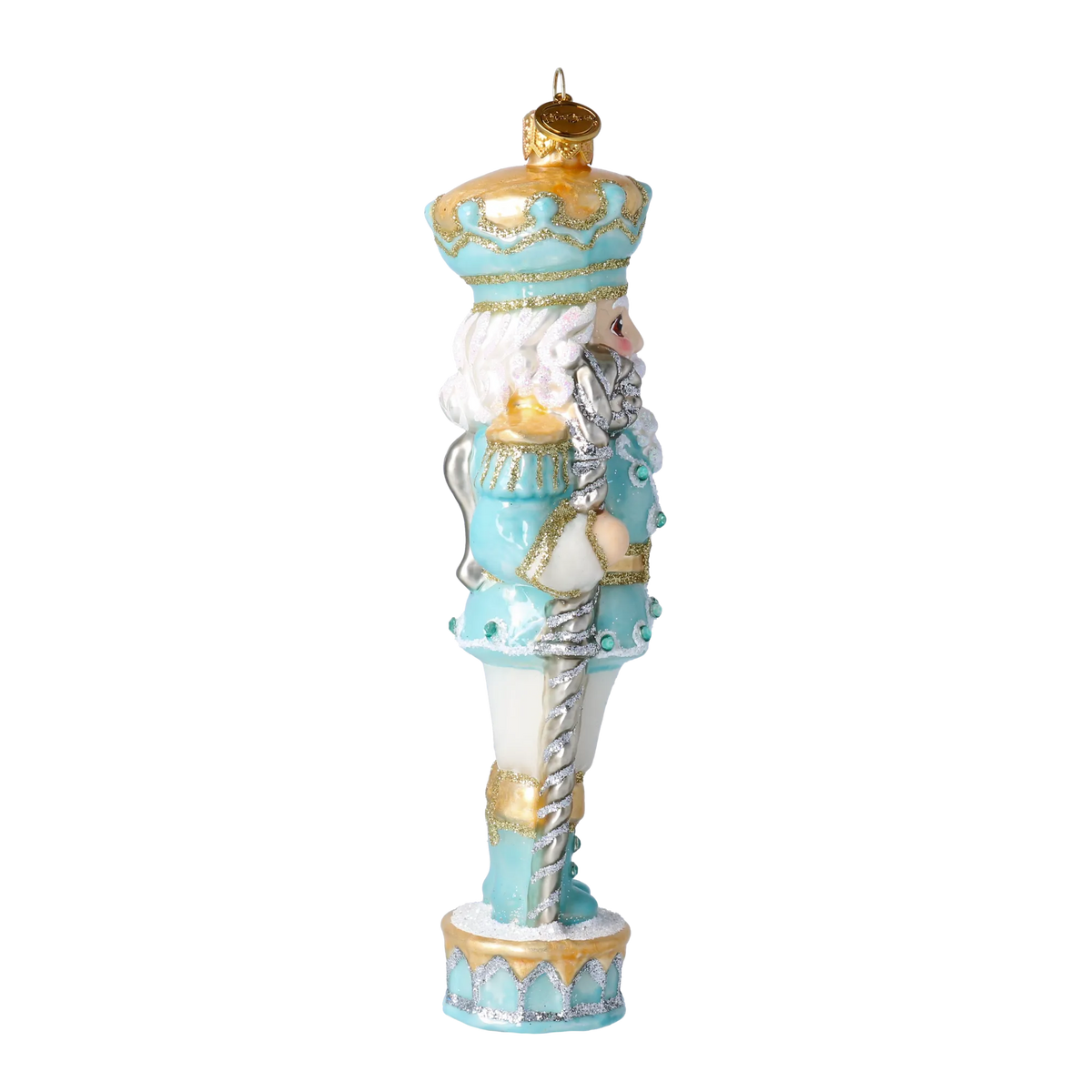 Glacial Sovereign | Hand-Painted Glass Ornament | Blubom 2020-698