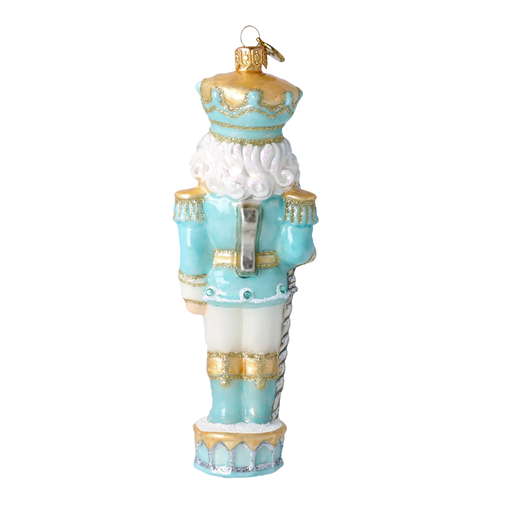 Glacial Sovereign | Hand-Painted Glass Ornament | Blubom 2020-698