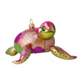 Load image into Gallery viewer, Turtle-Friend from the Ocean. Handmade Glass Christmas ornament. 2021-001
