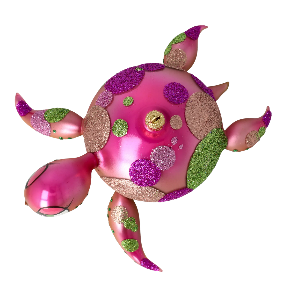 Roseate Tide Voyager | Hand-Painted Glass Ornament | Blubom 2021-001