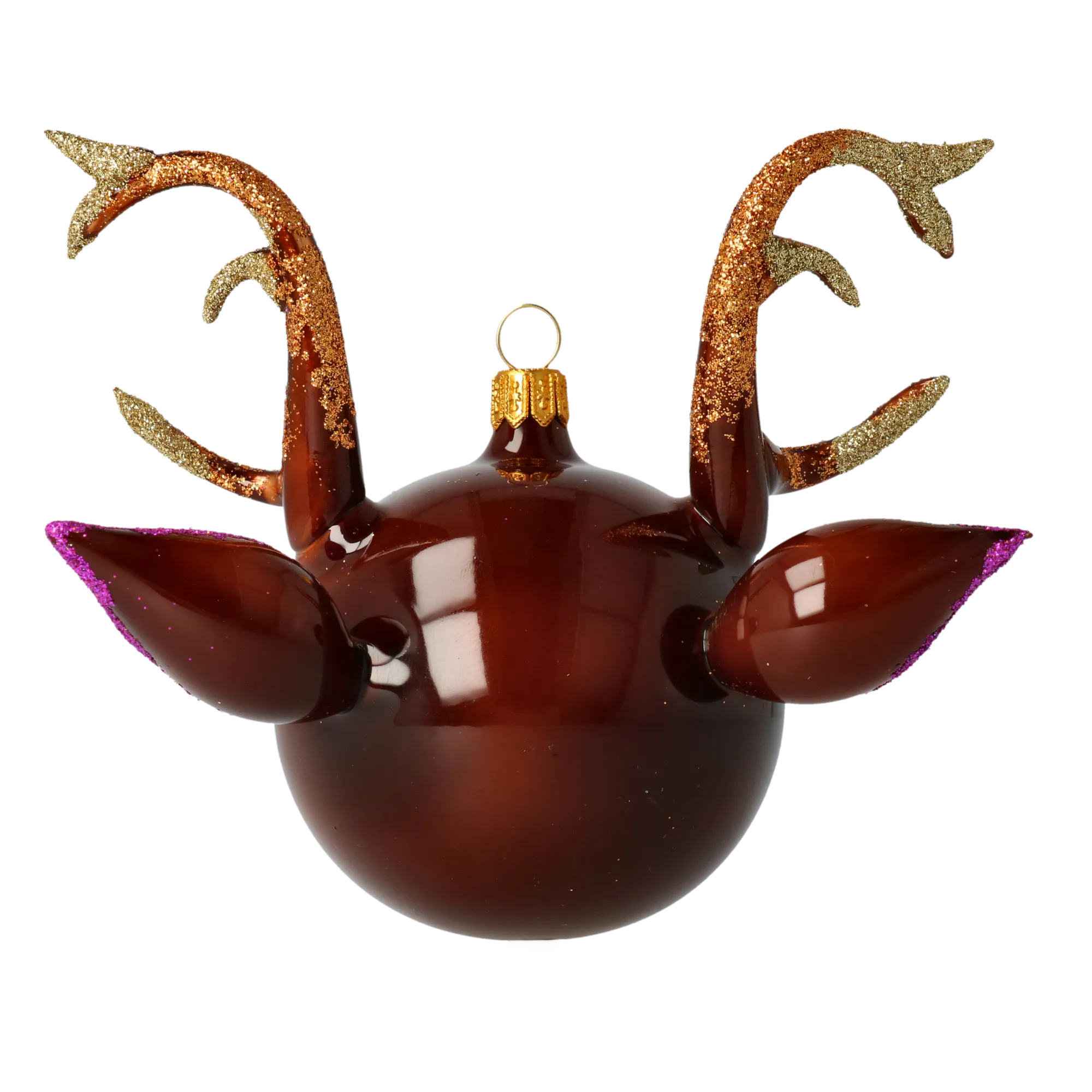 Awestruck Gilded Voyager | Hand-Painted Glass Ornament | Blubom 2021-003