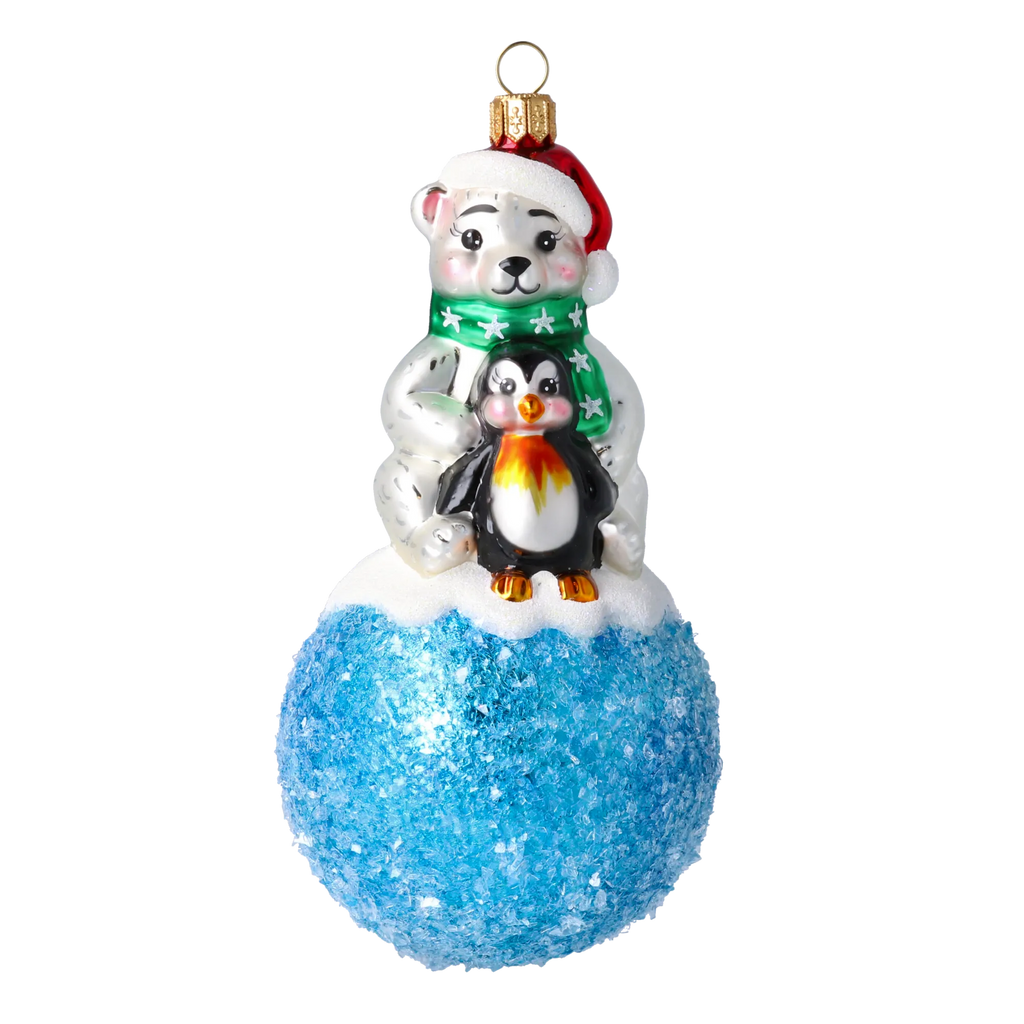 Tender Voyager and Guest | Hand-Painted Glass Ornament | Blubom 2021-005