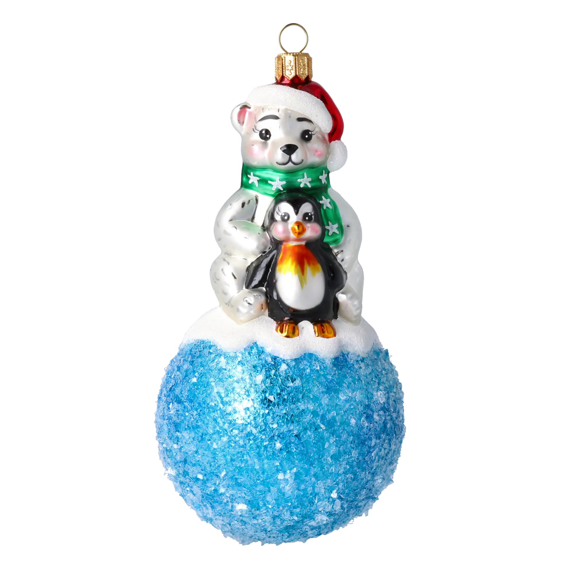 Tender Voyager and Guest | Hand-Painted Glass Ornament | Blubom 2021-005