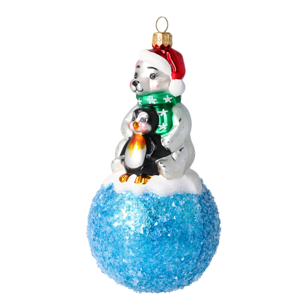 Tender Voyager and Guest | Hand-Painted Glass Ornament | Blubom 2021-005