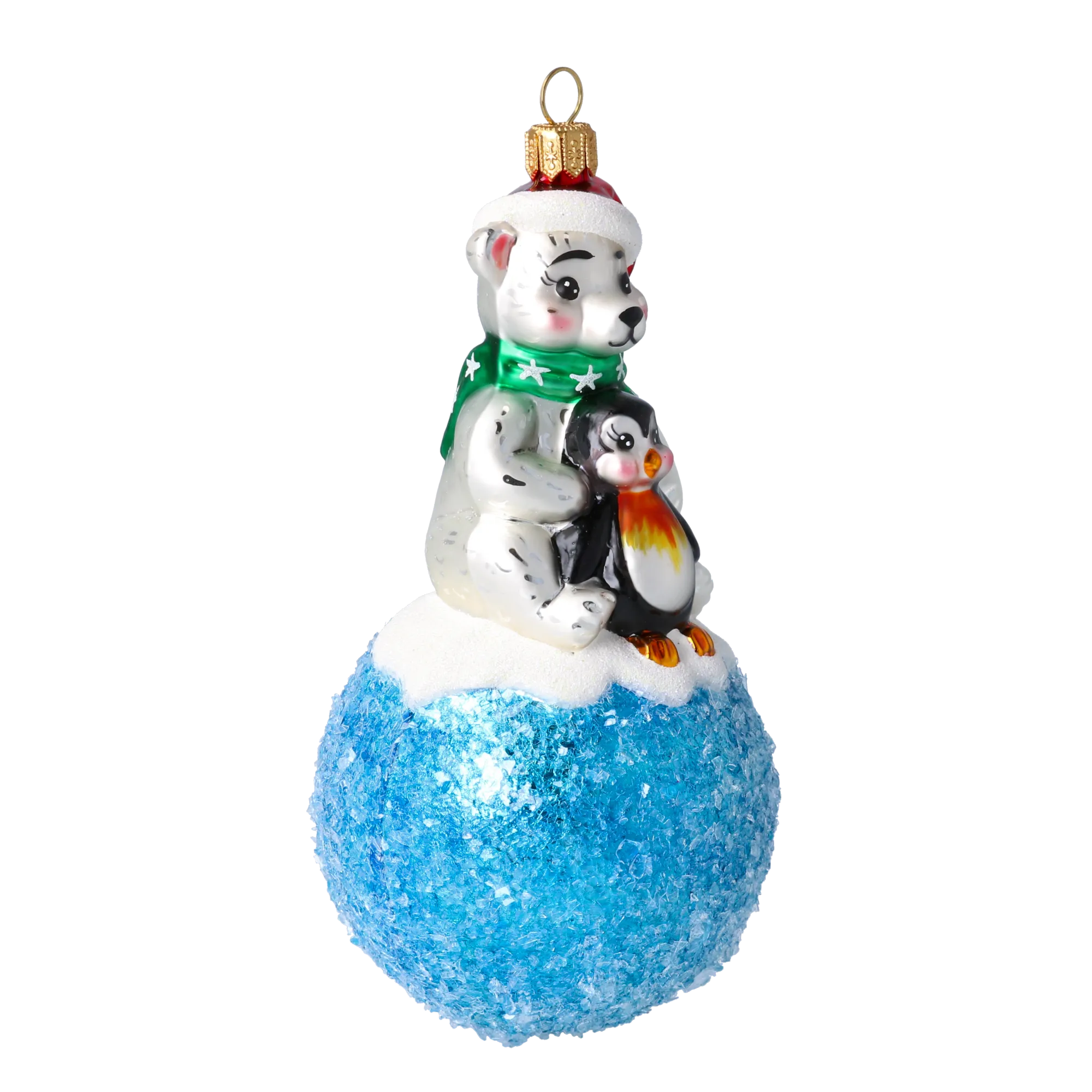 Tender Voyager and Guest | Hand-Painted Glass Ornament | Blubom 2021-005