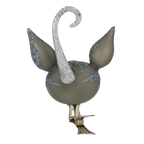 Inquisitive Azure Prowler | Hand-Painted Glass Ornament | Blubom 2021-009