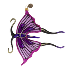 Sovereign Swallowtail | Hand-Painted Glass Ornament | Blubom 2021-018