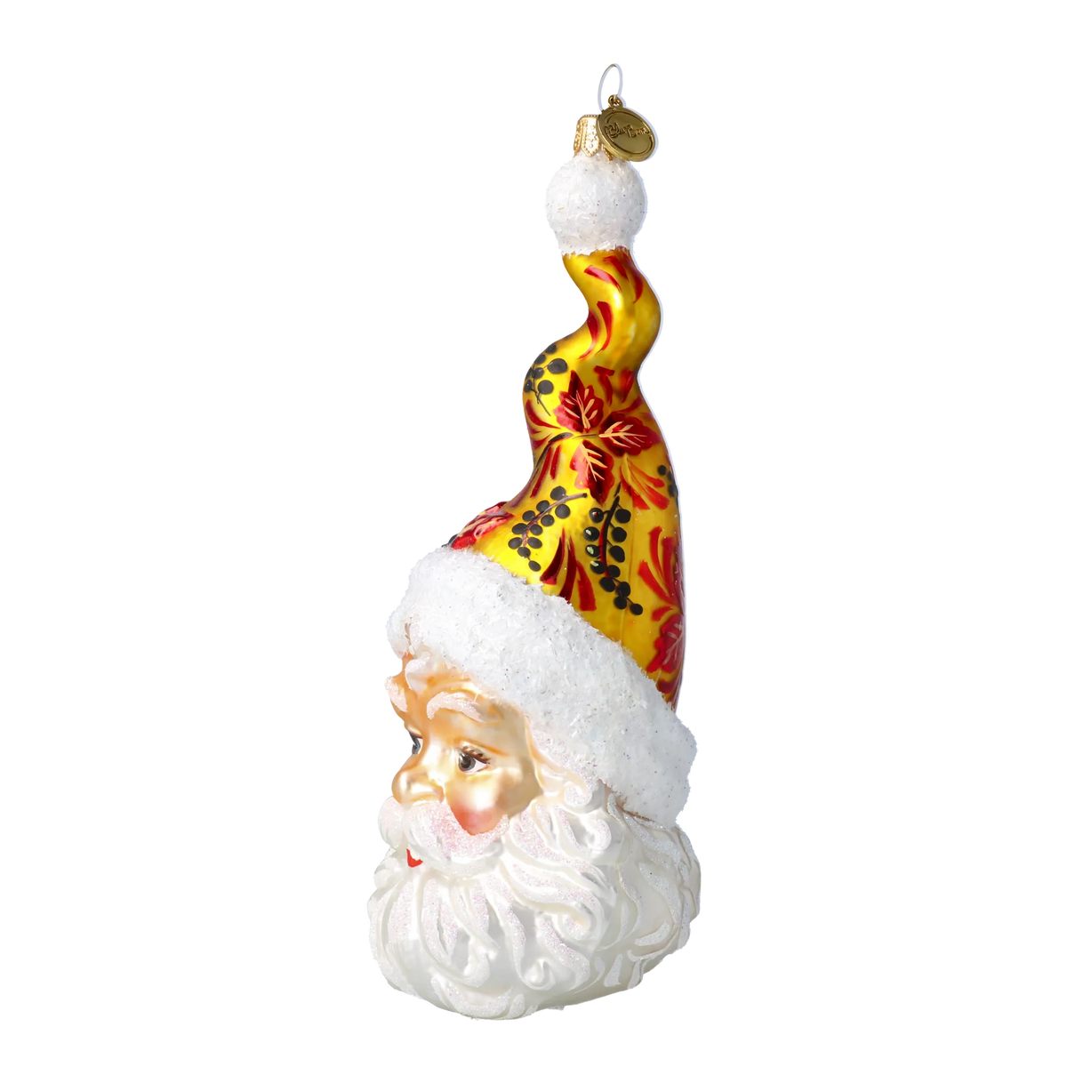 Ancient Gilded Sage | Hand-Painted Glass Ornament | Blubom 2021-032