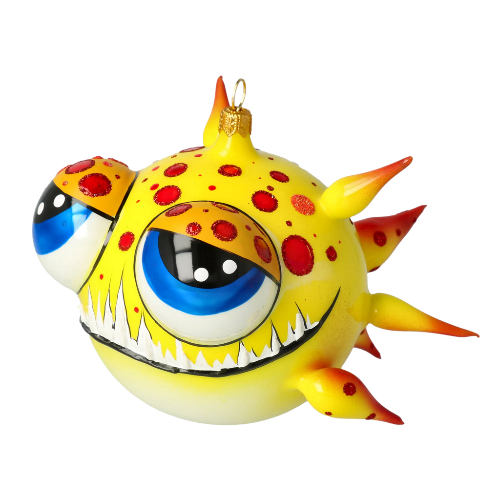 Insolent Voyager | Hand-Painted Glass Ornament | Blubom 2021-035