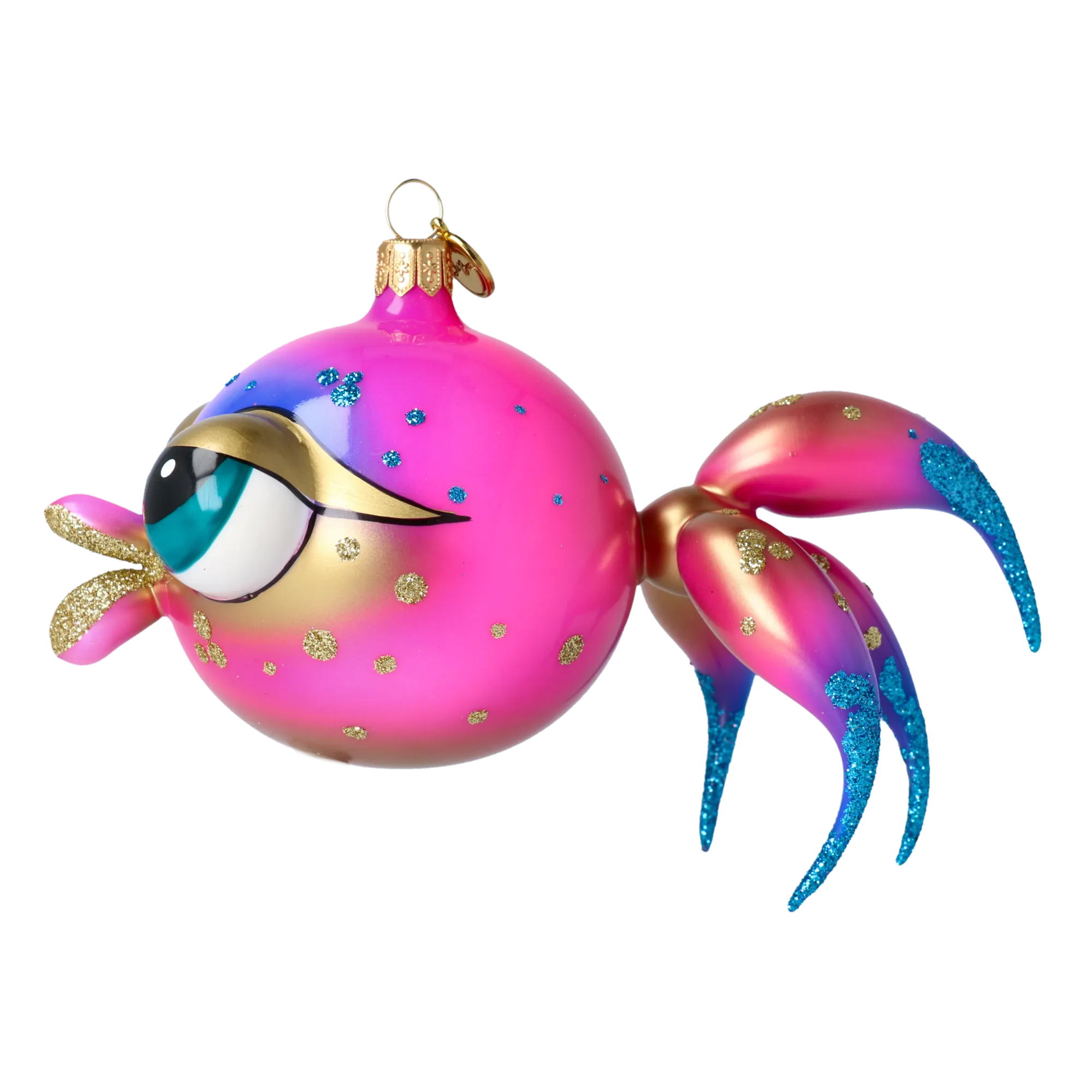 Kissing Fish in Magenta
