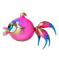 Watchful Voyager | Hand-Painted Glass Ornament | Blubom 2021-037