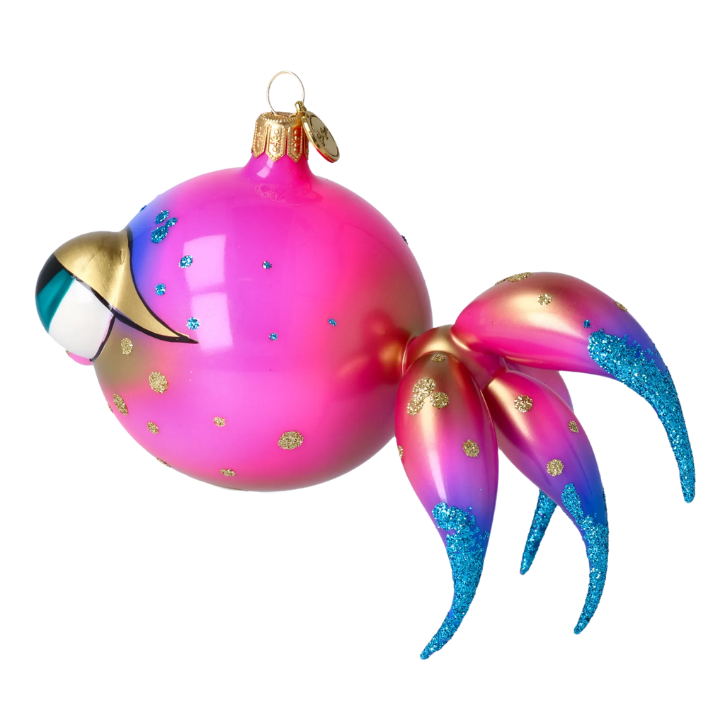 Watchful Voyager | Hand-Painted Glass Ornament | Blubom 2021-037
