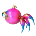 Watchful Voyager | Hand-Painted Glass Ornament | Blubom 2021-037