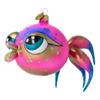 Watchful Voyager | Hand-Painted Glass Ornament | Blubom 2021-037