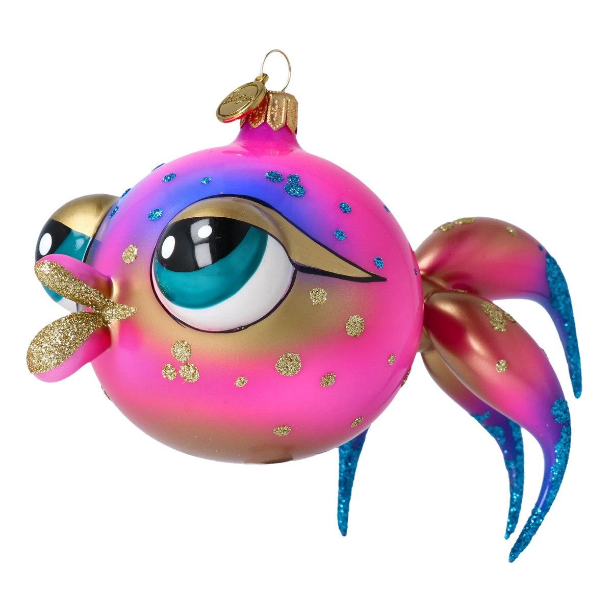 Watchful Voyager | Hand-Painted Glass Ornament | Blubom 2021-037