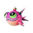 Load image into Gallery viewer, Fish -Pink Predator - Fancy Glass Decoration.
