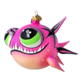 Load image into Gallery viewer, Fish -Pink Predator - Fancy Glass Decoration. 2021-038
