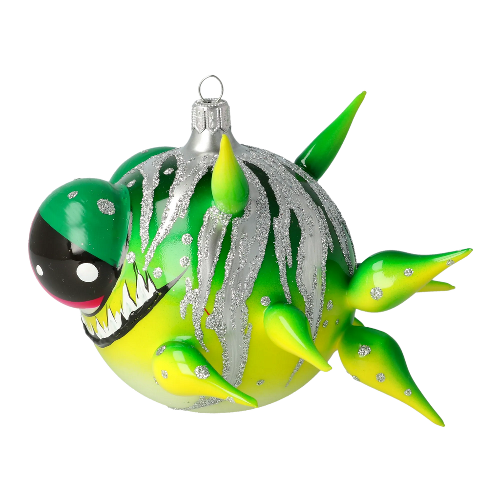 Insolent Abyssal Marauder | Hand-Painted Glass Ornament | Blubom 2021-039