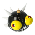 Load image into Gallery viewer, Deep Sea Menace Fish Handmade Glass Christmas ornament. 2021-040
