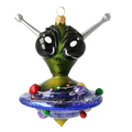 Silent Voyager | Hand-Painted Glass Ornament | Blubom 2021-049