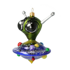 Silent Voyager | Hand-Painted Glass Ornament | Blubom 2021-049