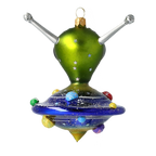 Silent Voyager | Hand-Painted Glass Ornament | Blubom 2021-049