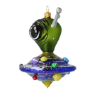 Silent Voyager | Hand-Painted Glass Ornament | Blubom 2021-049