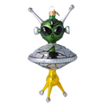 Galactic Emissary | Hand-Painted Glass Ornament | Blubom 2021-050