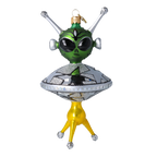 Galactic Emissary | Hand-Painted Glass Ornament | Blubom 2021-050