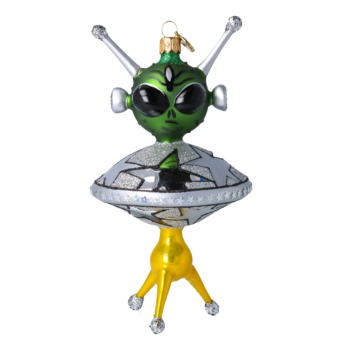 Galactic Emissary | Hand-Painted Glass Ornament | Blubom 2021-050