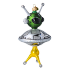 Galactic Emissary | Hand-Painted Glass Ornament | Blubom 2021-050