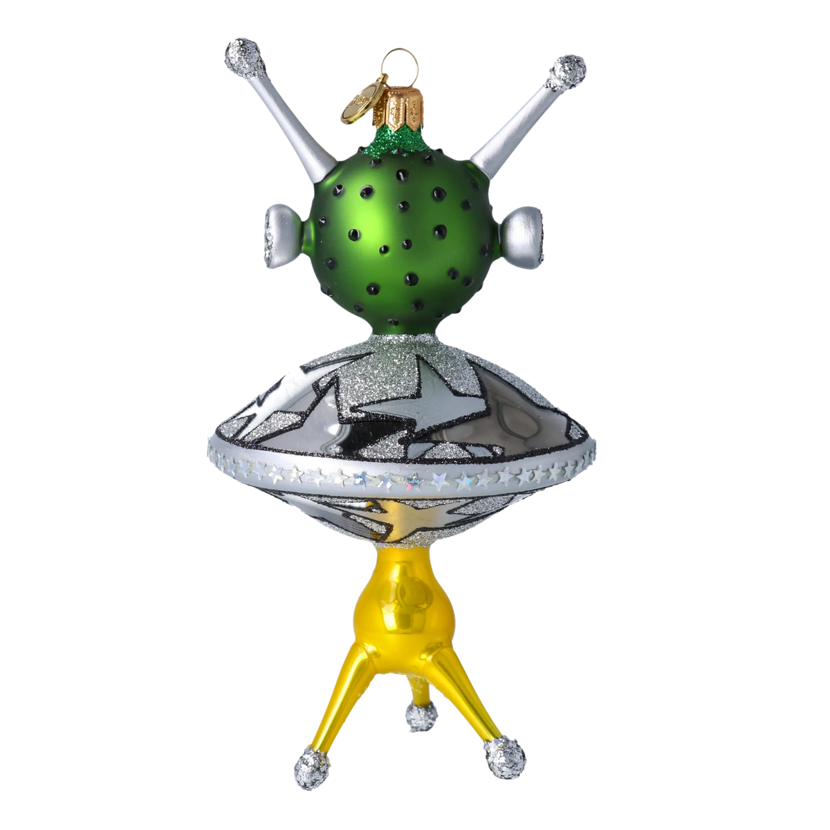 Galactic Emissary | Hand-Painted Glass Ornament | Blubom 2021-050