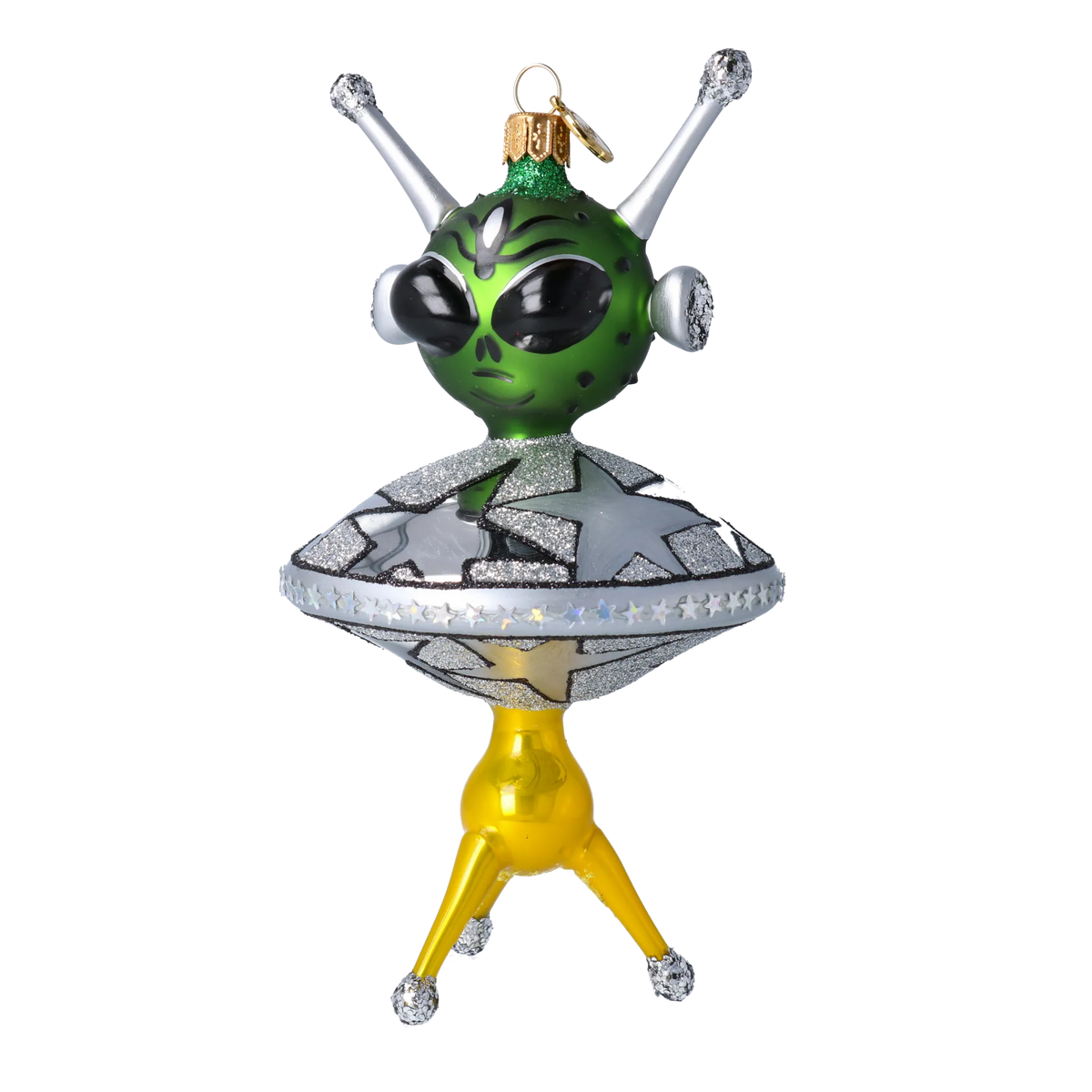 Galactic Emissary | Hand-Painted Glass Ornament | Blubom 2021-050