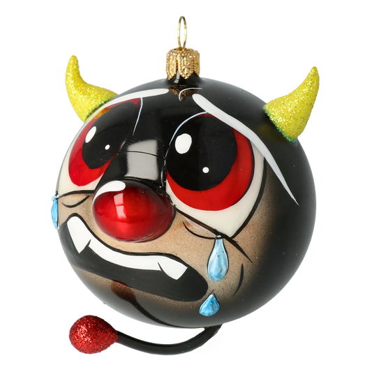 The Weeping Little Devil Premium christmas glass ornament 2021-051