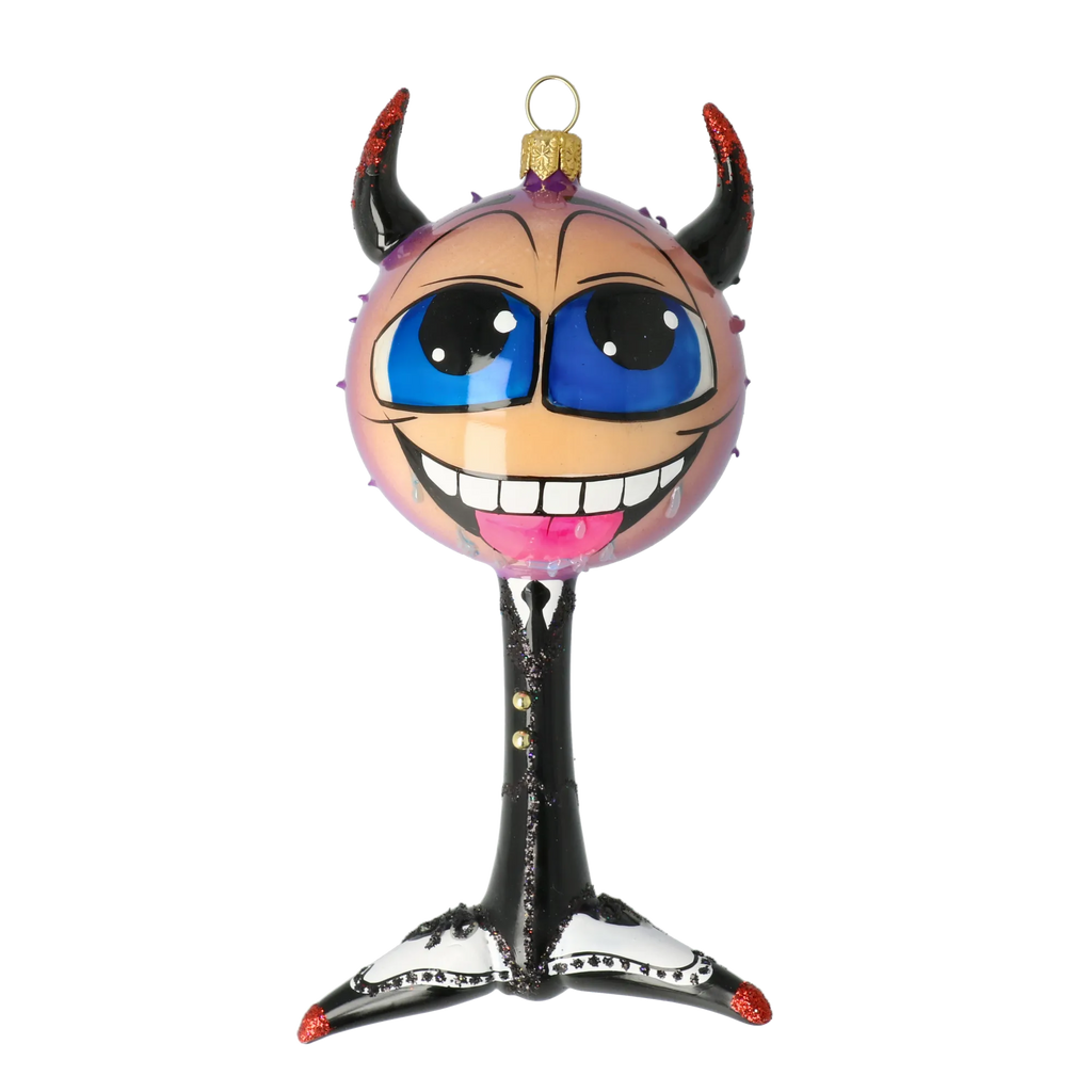 Polished Imp | Hand-Painted Glass Ornament | Blubom 2021-052
