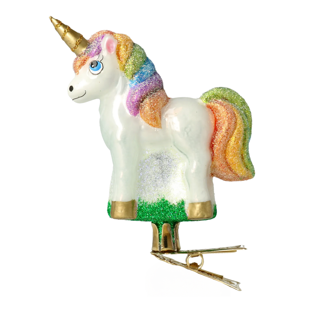 Radiant Fable | Hand-Painted Glass Ornament | Blubom 2021-054