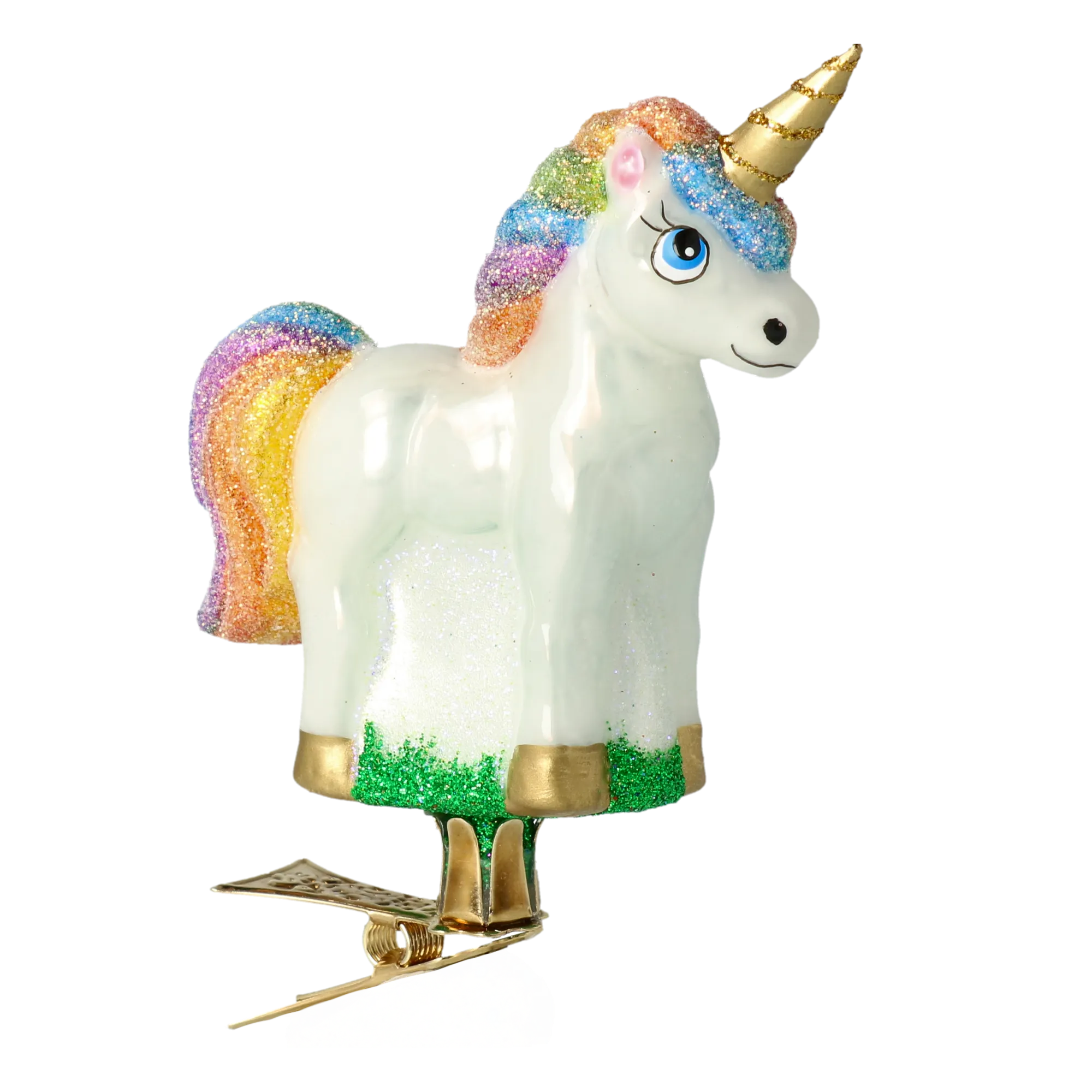 Radiant Fable | Hand-Painted Glass Ornament | Blubom 2021-054