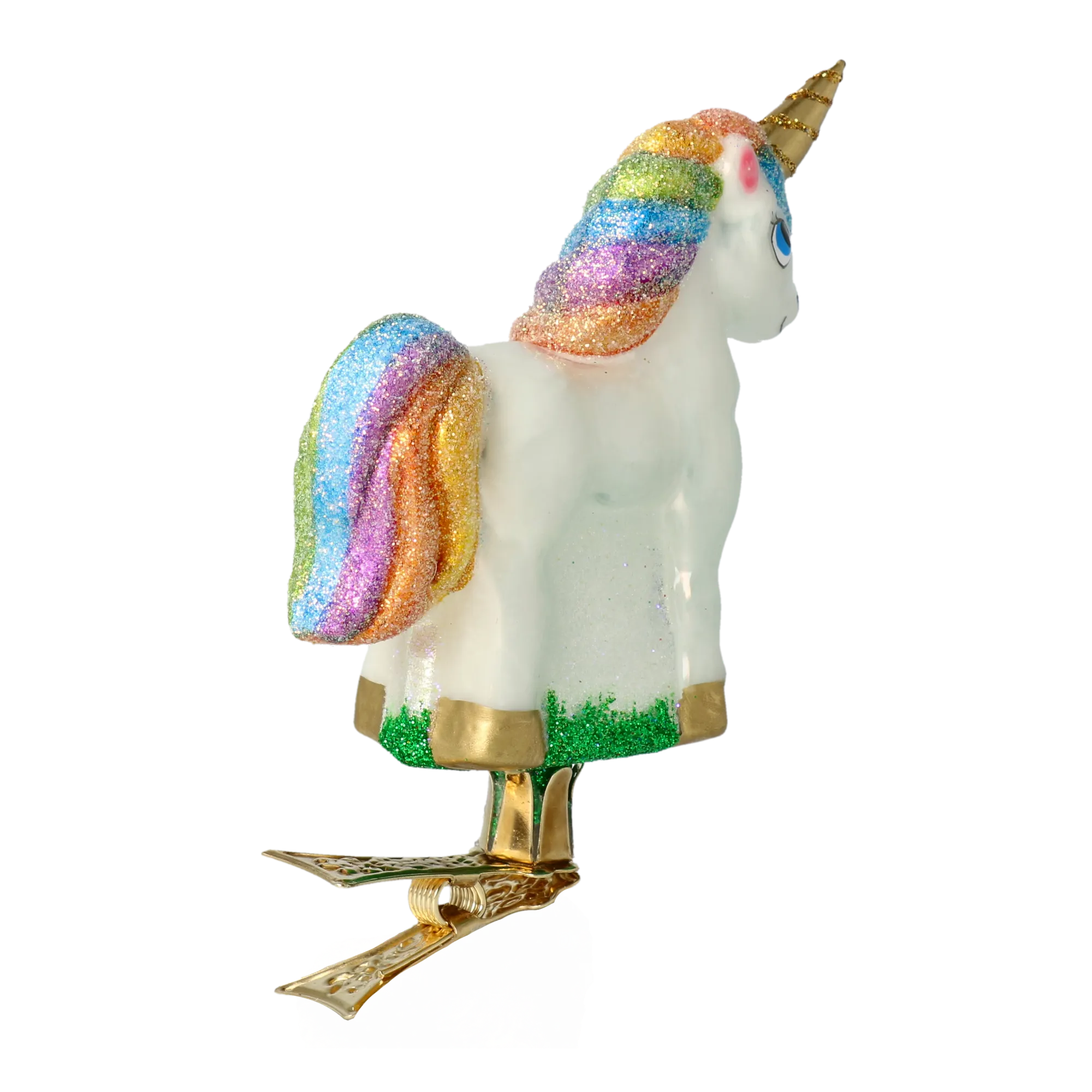 Radiant Fable | Hand-Painted Glass Ornament | Blubom 2021-054