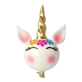 Load image into Gallery viewer, Enchanted Unicorn. Handmade Glass Christmas ornament. 2021-056

