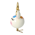 Load image into Gallery viewer, Enchanted Unicorn. Handmade Glass Christmas ornament. 2021-056
