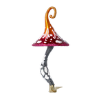 Sinuous Ember Spore | Hand-Painted Glass Ornament | Blubom 2021-057