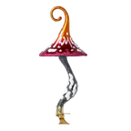 Sinuous Ember Spore | Hand-Painted Glass Ornament | Blubom 2021-057