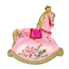 Serene Petal Steed | Hand-Painted Glass Ornament | Blubom 2021-058