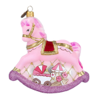 Gentle Nursery Rhythm | Hand-Painted Glass Ornament | Blubom 2021-059