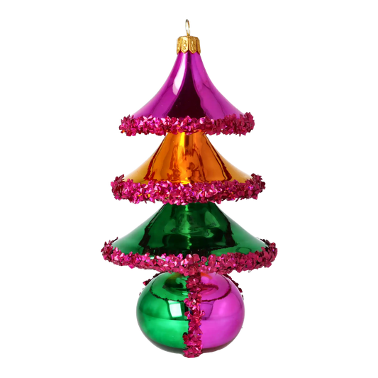 Candy Pop  Tree Handmade Glass Christmas ornament
