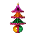 Velvet Pavilion | Hand-Painted Glass Ornament | Blubom 2021-064