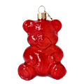 Sweet Ruby Cub | Hand-Painted Glass Ornament | Blubom 2021-071