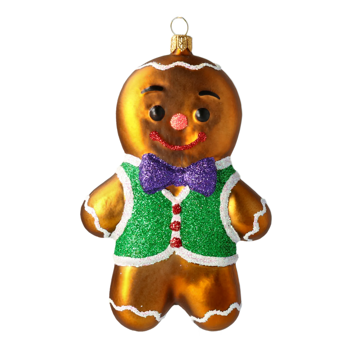 Genteel Spice | Hand-Painted Glass Ornament | Blubom 2021-073